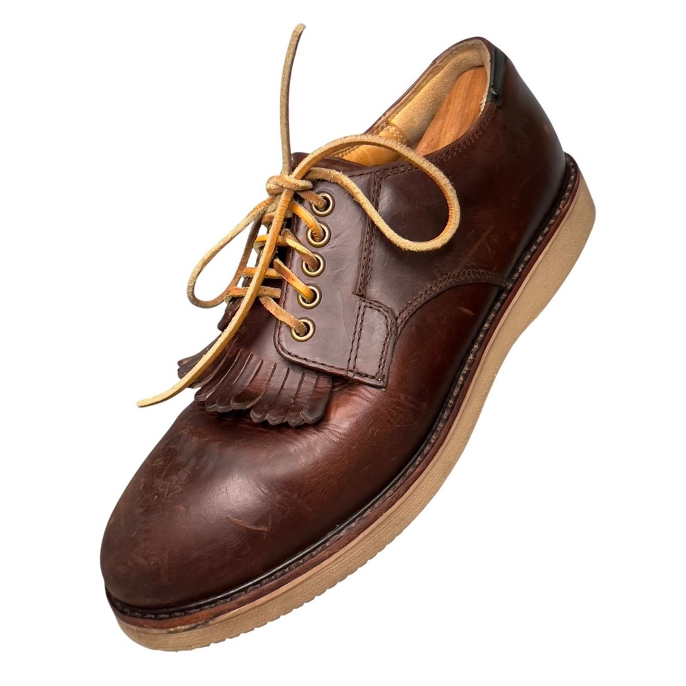 Eastland Leather Oxfords Mens 10.5 Brown Franklin 1955‎ Ed Kiltie Derby Shoes